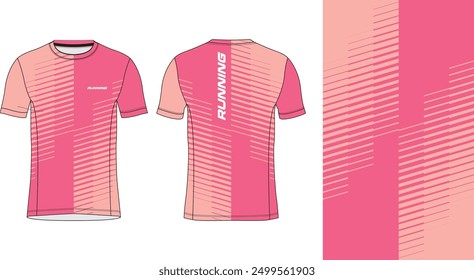 Running Jersey Design. Sport Jersey Art.