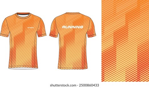 Running Jersey Design. Sport Jersey Art.