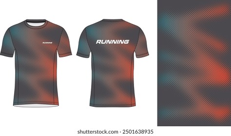 Running Jersey Design. Sport Jersey Art.