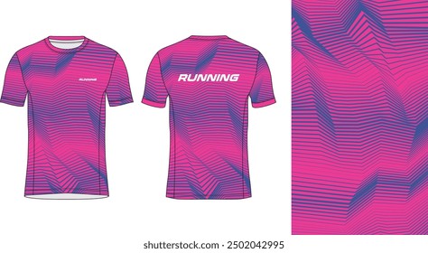 Running Jersey Design. Sport Jersey Art.