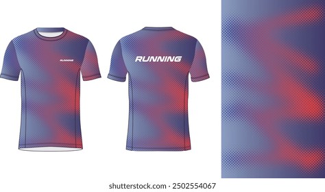 Running Jersey Design. Sport Jersey Art.