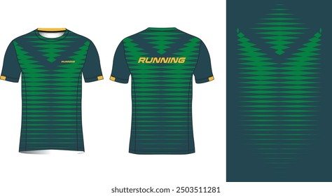 Running Jersey Design. Sport Jersey Art.