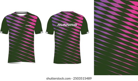 Diseño de Jersey Running. Deporte Jersey Art.