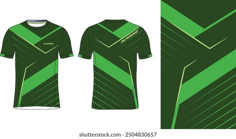 Laufendes Jersey Design. Sport Jersey Art.
