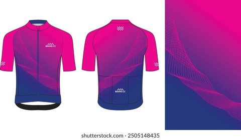 Running Jersey Design. Sport Jersey Art.