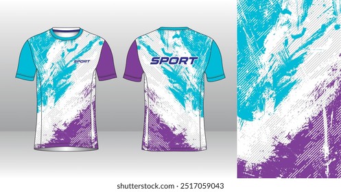 Running Jersey Design. Sport Jersey Art.
