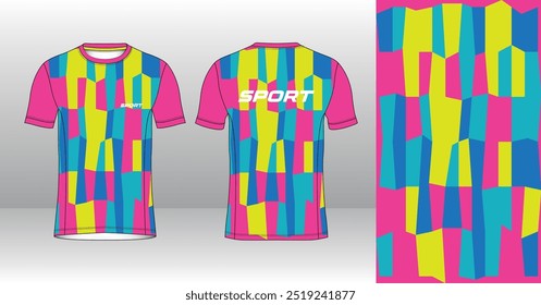 Running Jersey Design. Sport Jersey Art.