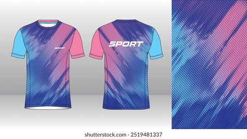Running Jersey Design. Sport Jersey Art.