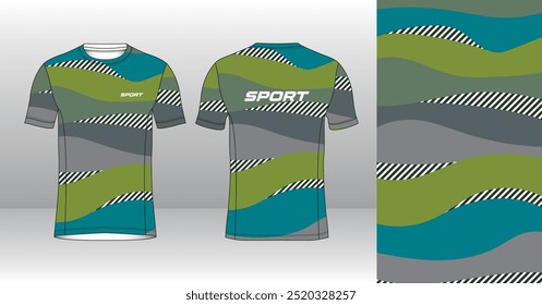 Executando o Jersey Design. Sport Jersey Art.