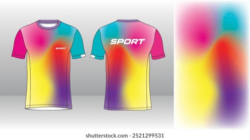 Running Jersey Design. Sport Jersey Art.