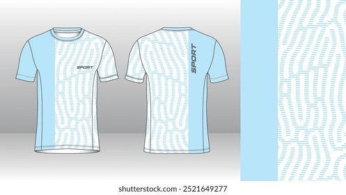 Running Jersey Design. Sport Jersey Art.