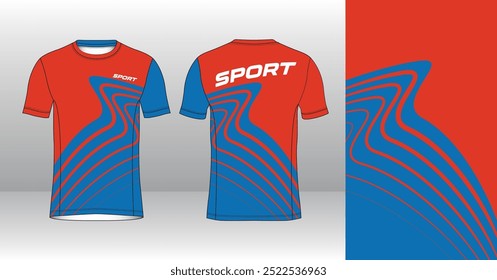 Diseño de Jersey Running. Deporte Jersey Art.