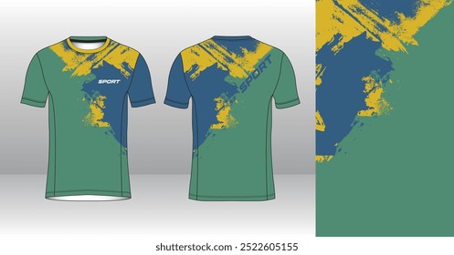 Running Jersey Design. Sport Jersey Art.