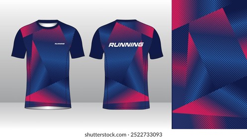 Running Jersey Design. Sport Jersey Art.