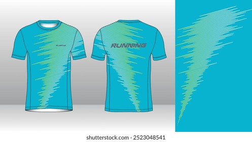 Running Jersey Design. Sport Jersey Art.