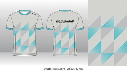 Running Jersey Design. Sport Jersey Art.
