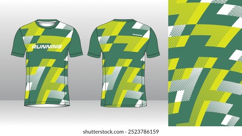 Running Jersey Design. Sport Jersey Art.