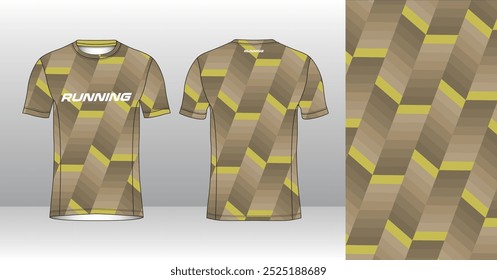 Running Jersey Design. Sport Jersey Art.