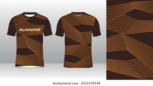 Running Jersey Design. Sport Jersey Art.