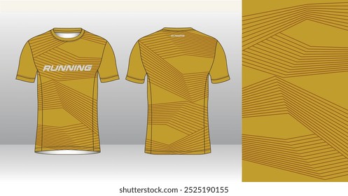 Running Jersey Design. Sport Jersey Art.