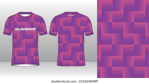 Running Jersey Design. Sport Jersey Art.