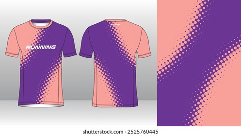 Running Jersey Design. Sport Jersey Art.