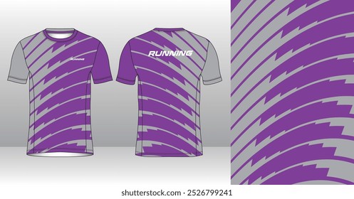 Running Jersey Design. Sport Jersey Art.