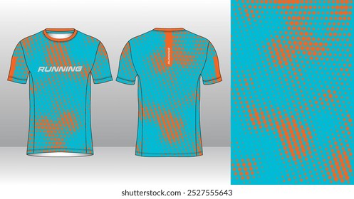 Running Jersey Design. Sport Jersey Art.