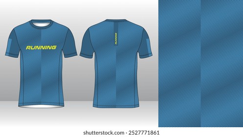 Running Jersey Design. Sport Jersey Art.