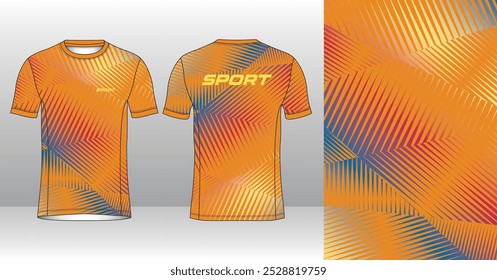 Running Jersey Design. Sport Jersey Art.