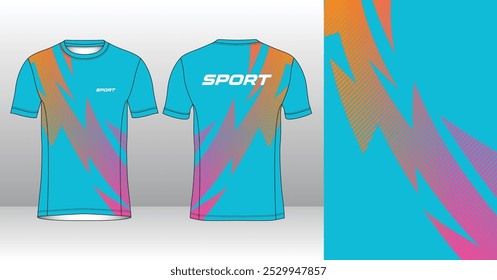 Running Jersey Design. Sport Jersey Art.