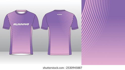 Running Jersey Design. Sport Jersey Art.