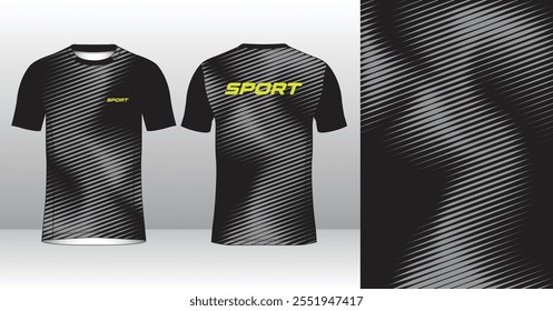 Executando o Jersey Design. Design de Jersey de esporte para sublimação personalizada