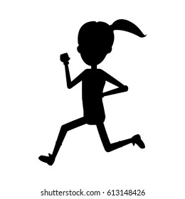 running or jogging icon image 