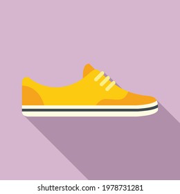 Running light shoes icon. Flat illustration of Running light shoes vector icon for web design