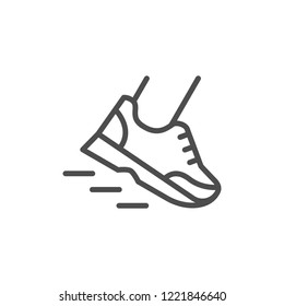 Running line icon