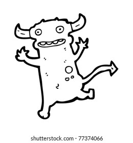 running little devil cartoon