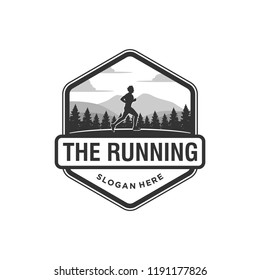 the running logo