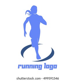 Running logo