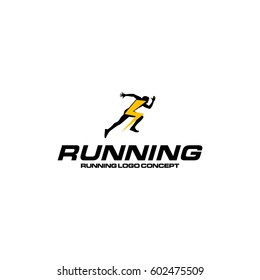 Running Logo Stock Vector (Royalty Free) 602475509 | Shutterstock