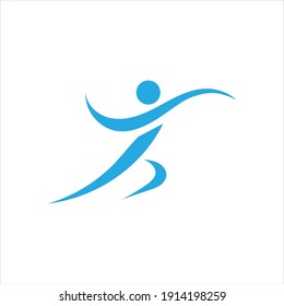 Running Logo Design, Marathon logo template, running club or sports club