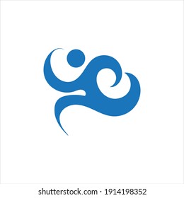 Running Logo Design, Marathon logo template, running club or sports club