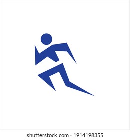 Running Logo Design, Marathon logo template, running club or sports club