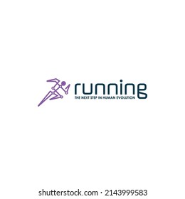 Running Logo Design Template Download