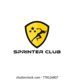 Running Logo Design Vector