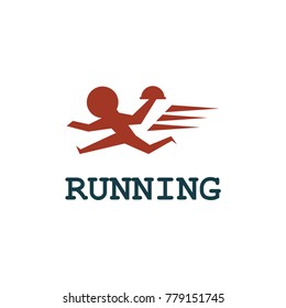 Running Logo Design Vector