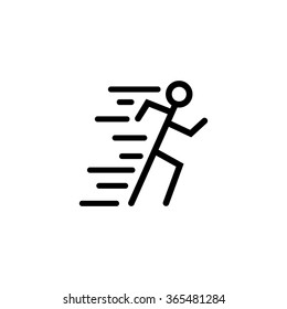 Running logo icon