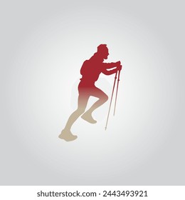 Running logo icon design vector graphic of template, sign and symbol
