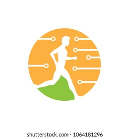 running logo template