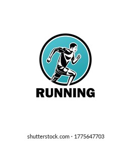 Running Logo Template Design Vector Stock Vector (Royalty Free ...